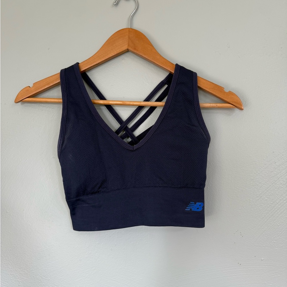 New Balance Women's Navy Sports Bra